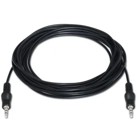 Aisens Cable de Audio Estéreo Jack 3.5mm Macho a Jack 3.5mm Macho 3m Negro